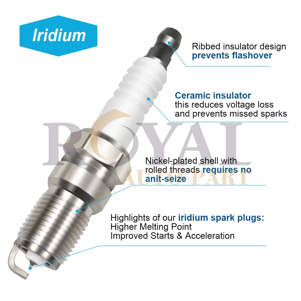 For Ford Escape Mercury Mazda Ignition Coils & Iridium SP493 Spark Plugs DG500 — 第 4/4 张图片