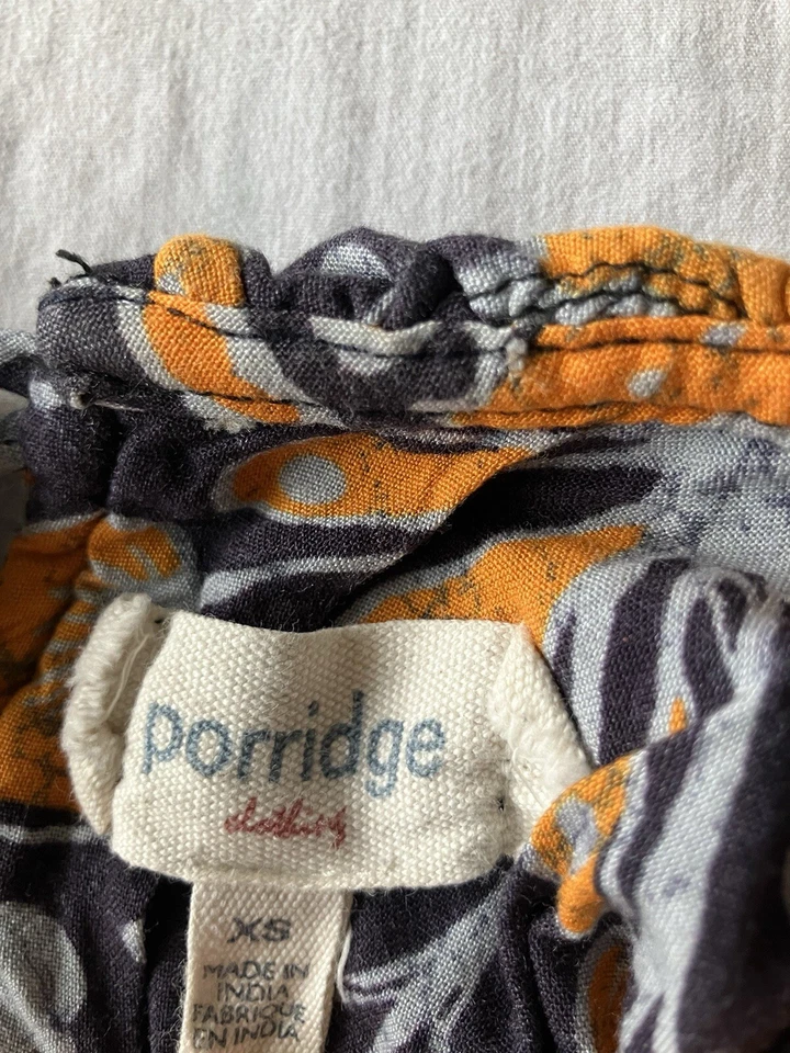 Anthropologie Porridge Darien Mini Tunic Dress Long Sleeve Floral Smocking XS - Image 4 of 4