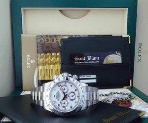 ROLEX-Mens-Stainless-Steel-DAYTONA-White-Arabic-Fat-Buckle-116520-SANT-BLANC