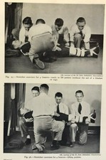 Vintage St John Ambulance Instructional Medical Photo Images Stretcher Spinal 