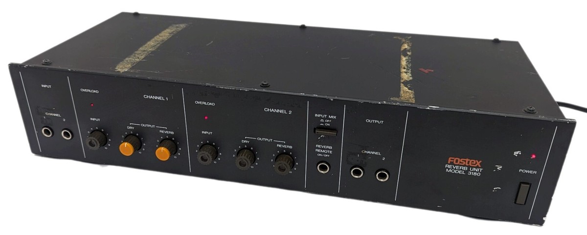 fostex 3180 reverb unit スプリングリバーブ | ヤマダウェブコム