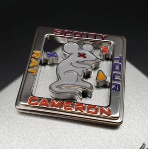 Autocollant Scotty Cameron Custom Shop – DIRTY RAT – Format 2,5 Pouces – Neuf