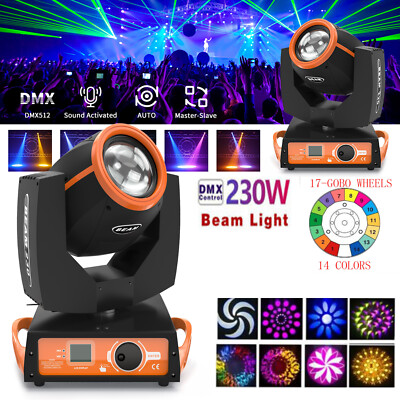 7R 230W Zoom Moving Head Beam Sharpy Light 8 Prism DMX16Ch Stage Touch Screen