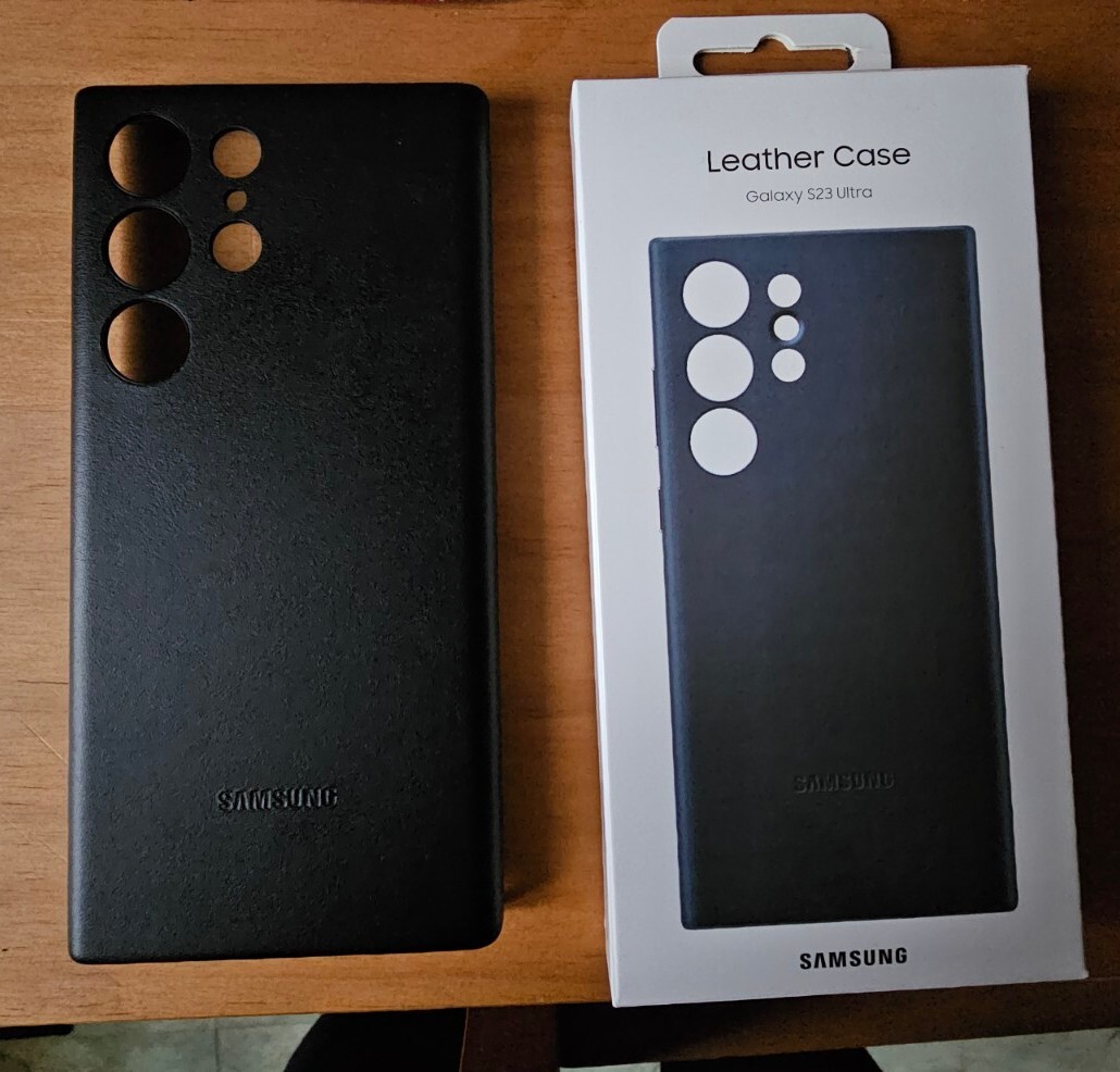 Samsung Leather Case for Galaxy S23 Ultra Black 8806094770377 eBay