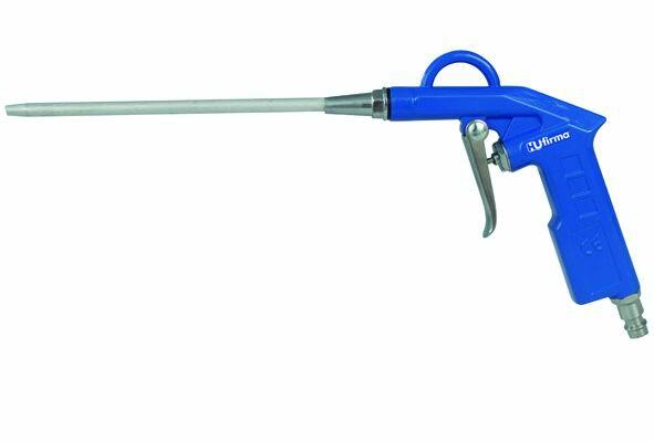 PISTOLA COMPRESSORE SOFFIAGGIO ARIA COMPRESSA CANNA LUNGA ATTACCO RAPIDO hufirma