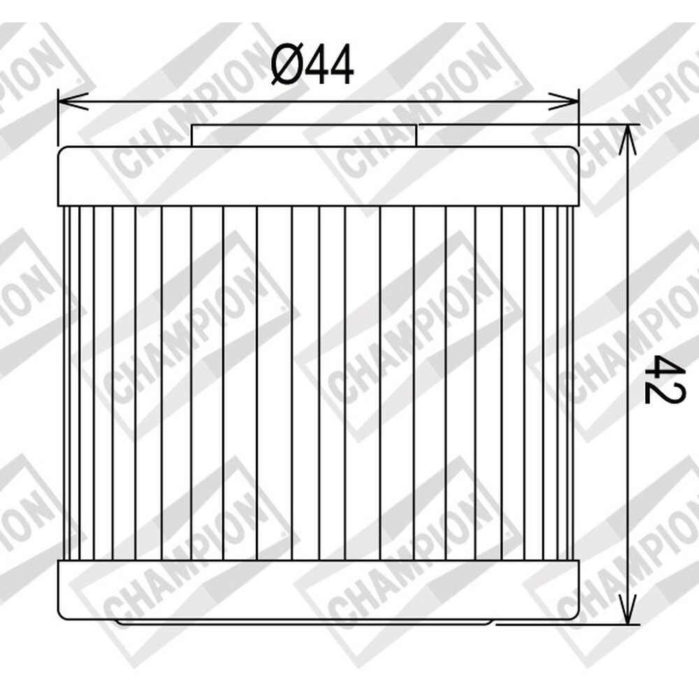 FILTRO OLIO CHAMPION COF466 FOR KAWASAKI 300 J 2014-2017