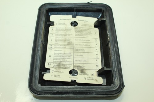 Mercedes W123 Cover Fuse Box Cover 1235400082 A1235400082 - Picture 4 of 6