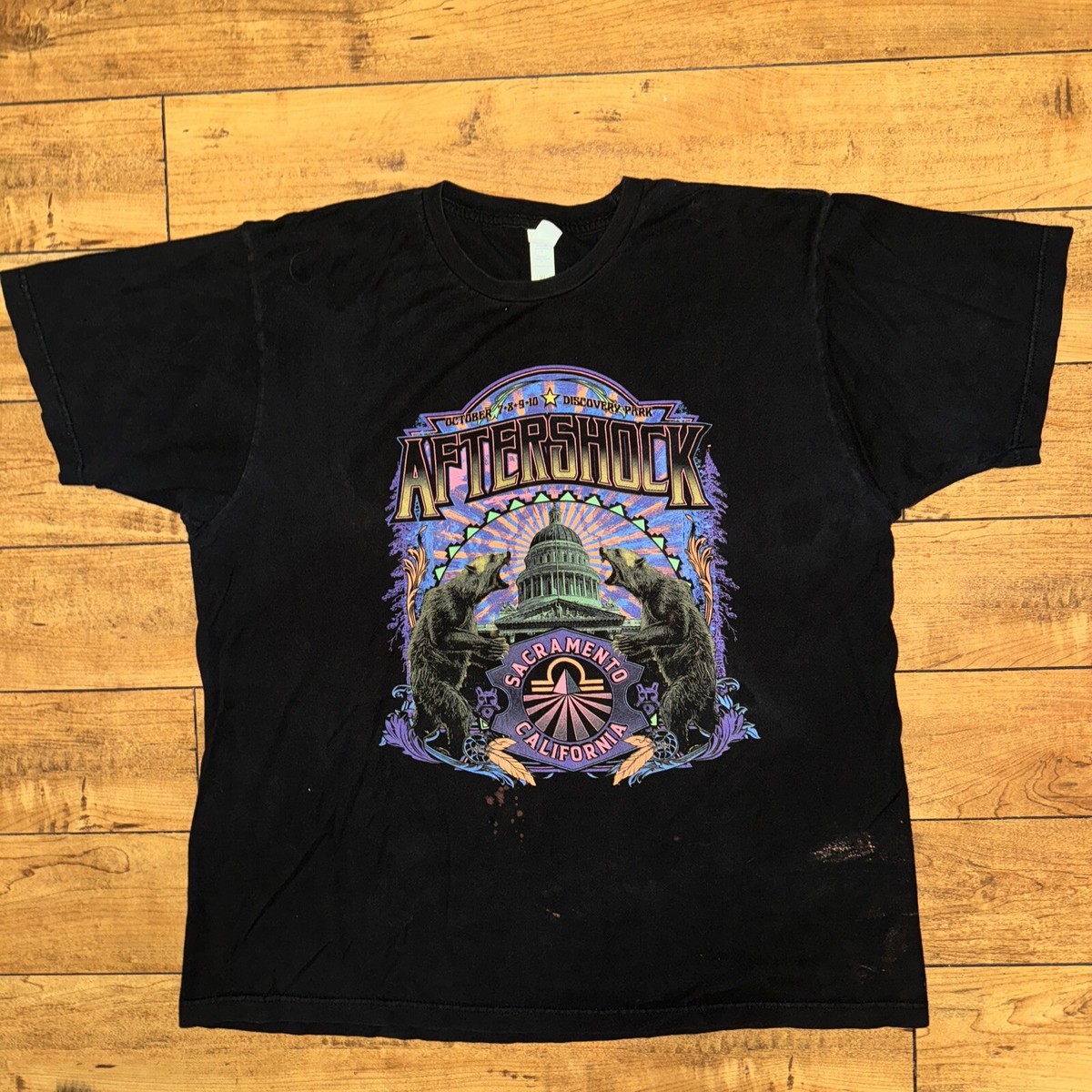 激レアAFTERSHOCK JAPAN TOUR Tシャツ アフターショック 2021 AfterShock Concert T-Shirt Black XL Metallica, Misfits
