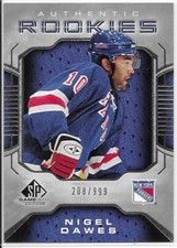 2006-07 SP Game Used NIGEL DAWES rookie card #136