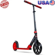 200mm Commuter Scooter Durable Height Adjustable Foldable Teens & Adults NEW