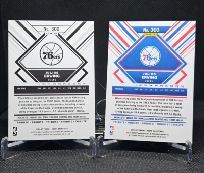 その他 NBA ERVING Auto 6/25!! Julius Erving 2024-25 Panini NBA Hoops Basketball Tribute