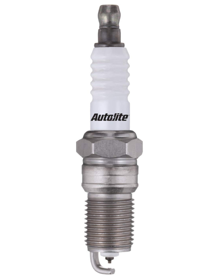 NOS LOT OF 4 AUTOLITE DOUBLE PLATINUM SPARK PLUGS, APP104