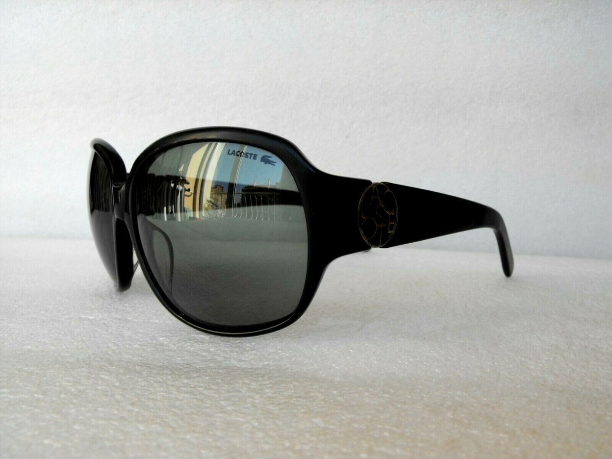 Black LACOSTE LA12647 Women's Sunglasses 60[]17 125 made in Italy