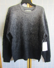 NWT Taikan Gradient Knitted Black Sweater Nylon/Acrylic Men's Size M