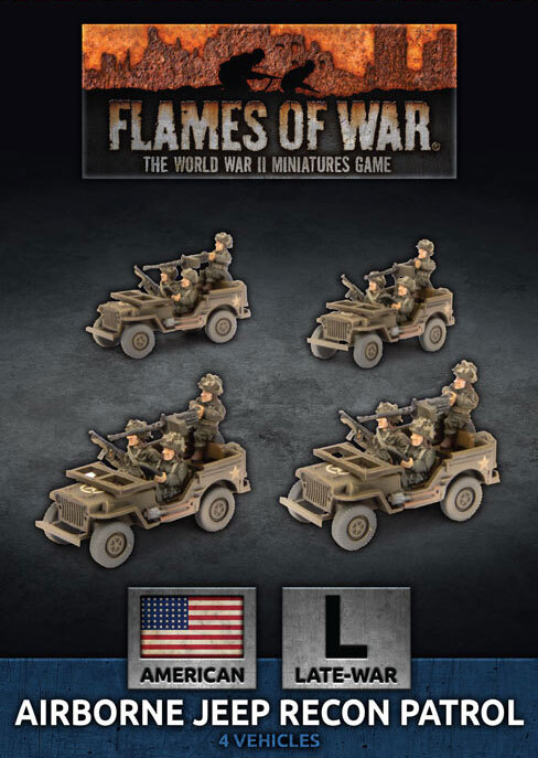 Flames of War: Late War: USA: Airborne Recon Section (UBX65)