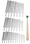 Radical Therapeutic​c Chakra Harmonic Planetary 26 Tuning Forks - Pouch Activato