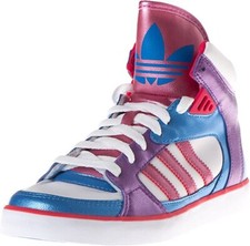 WOMENS ADIDAS AMBERLIGHT WHITE PURPLE BLUE TRAINER G95645