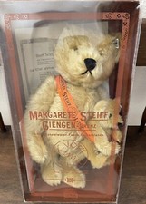 STEIFF MAMA AND BABY BEAR SET LTD Button white tag 3954 In Ear Orig. Box