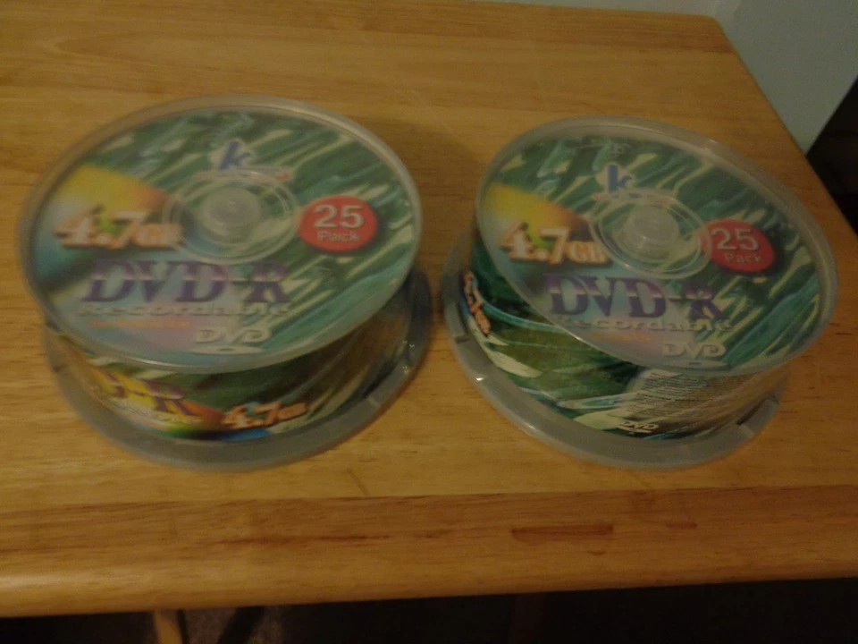 NEW KHYPERMEDIA 4.7GB DVD-R RECORDABLE 2 PACKS  25 EACH SPINDEL TOTAL 50 DVD-R  - Image 3 of 4
