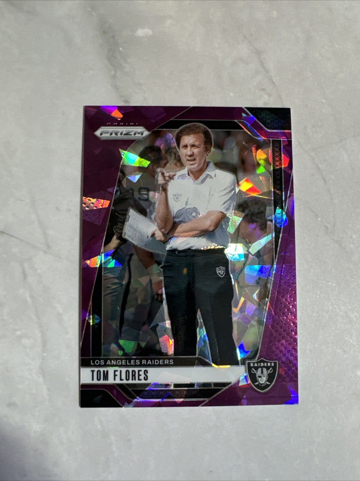 2024 PRIZM #156 TOM FLORES PURPLE ICE /225