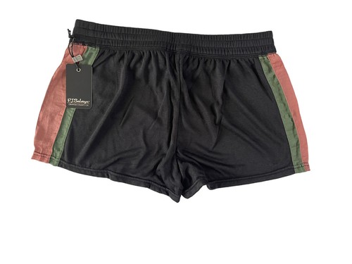 NWT PJ Salvage Small Black Olive Pink Lounge pajama Shorts Peachy Soft #PQ12 - Picture 8 of 11