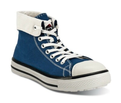 #ad Men#x27;s Blue High Steel Toe Shoes ASTM Certified NEW FTG Safety Shoes $101.99