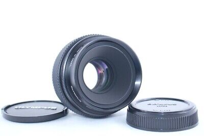 OLYMPUS ZUIKO AUTO-MACRO 50mm F2 Black Lens with Cap Very OLYMPUS ZUIKO AUTO-MACRO 50mm F2 Black Lens with Cap Very