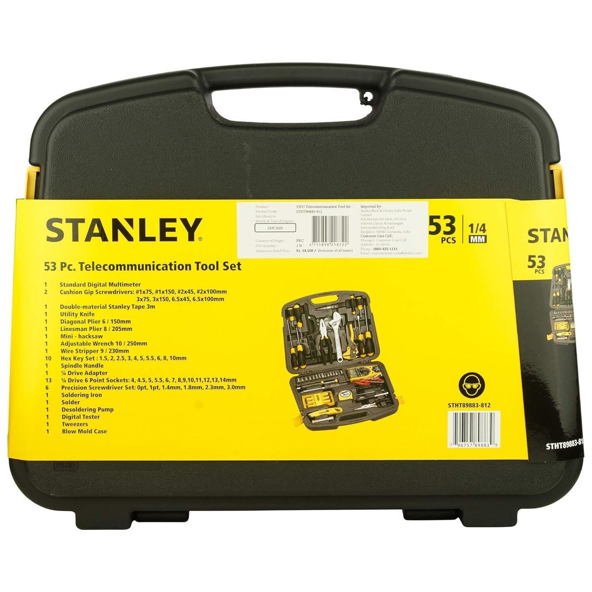 STANLEY STHT89883-812 53-Piece Telecommunication Tool Set | eBay