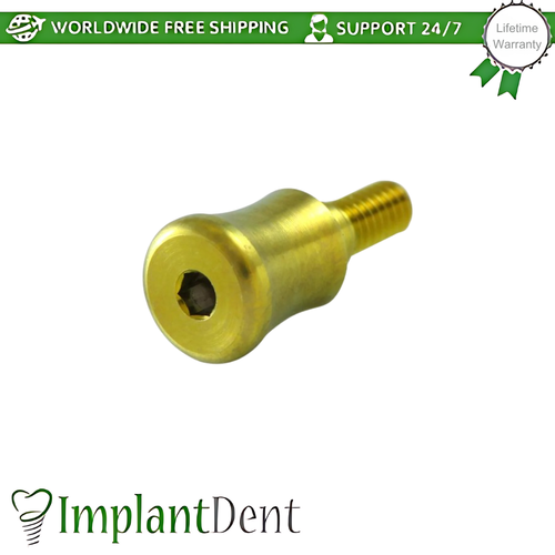50x Tapa curativa cóncava estándar de titanio prótesis dentales hexagonal interior 2,42 mm - Imagen 5 de 11