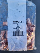 (25 Pcs) Nibco 1/2" Ftg x 1/2" Male Threaded Copper Adapter