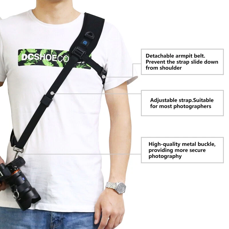 Pro Camera Shoulder Neck Straps Adjustable Straps For Canon Nikon Fuji Sony DSLR - image 4 of 4