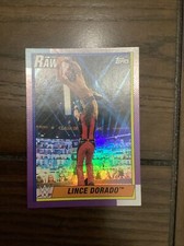 2021 WWE Topps Heritage #24 Lince Dorado Rainbow Foil