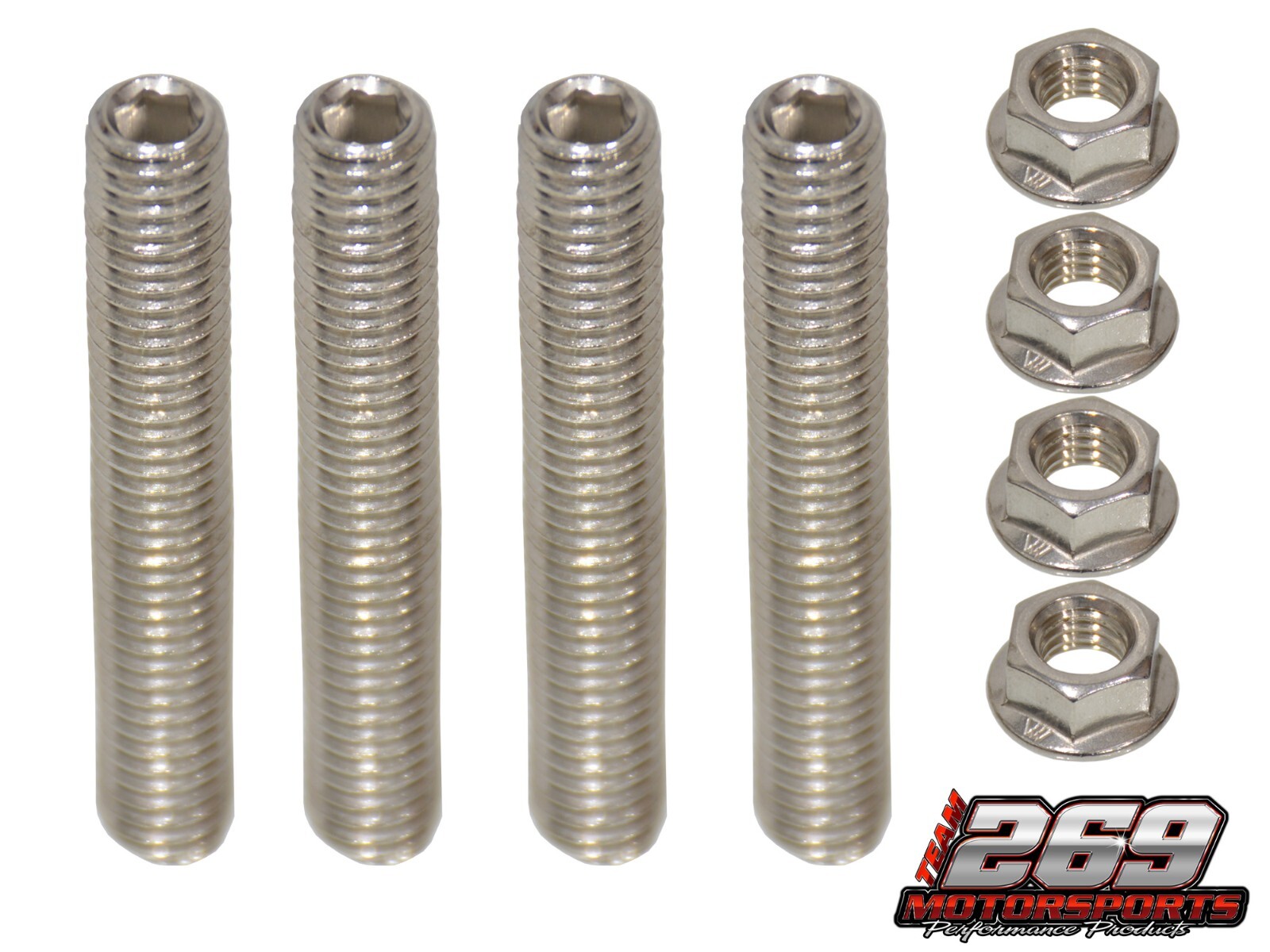 HEADER BOLTS STAINLESS STEEL KIT SBM SMALL BLOCK MOPAR 5/16" 273