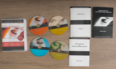 The Official Learn Remote Viewing Course (Disk 1 to 4) 4 DVD Set with 3 Booklets