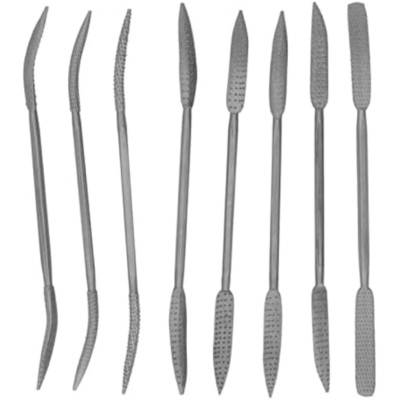 Silverline Set di Lime per Legno, 3 Pezzi, 200mm - Camden Tools