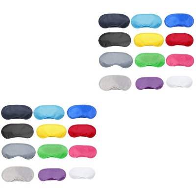 40 Pcs Eye Cover Eyeshade Elastic Multicolor Lightweight Sleeping Men