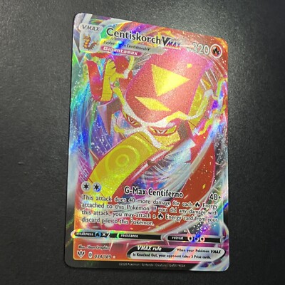pokemon card Centiskorch Vmax 34/189 Darkness Ablaze | eBay