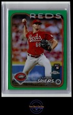 2024 Topps Chrome #167 Carson Spiers Green Refractor #/99