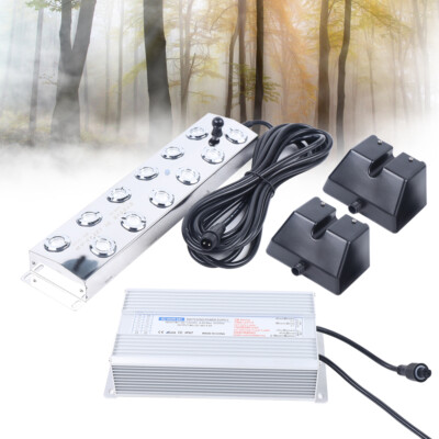 12-Head Ultrasonic Mist Maker Fogger Water Pond Atomizer Air Fog Humidifier