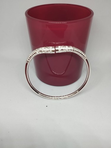 Bracelet Jonc Homme En Argent Massif 950/1000 - Modèle Soa Vangovango, Sobre Et élégant