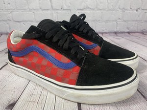 Vans off the Wall Clásico Zapatos 500714 Rojo/azul/verde Unisex, Para  Hombres 8.5 mujeres 10 | eBay