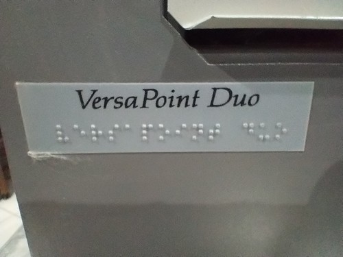 Freedom Scientific VersaPoint Duo BP2B-01 Braille Printer Speech Used Works Nice - 第 6/9 張圖片