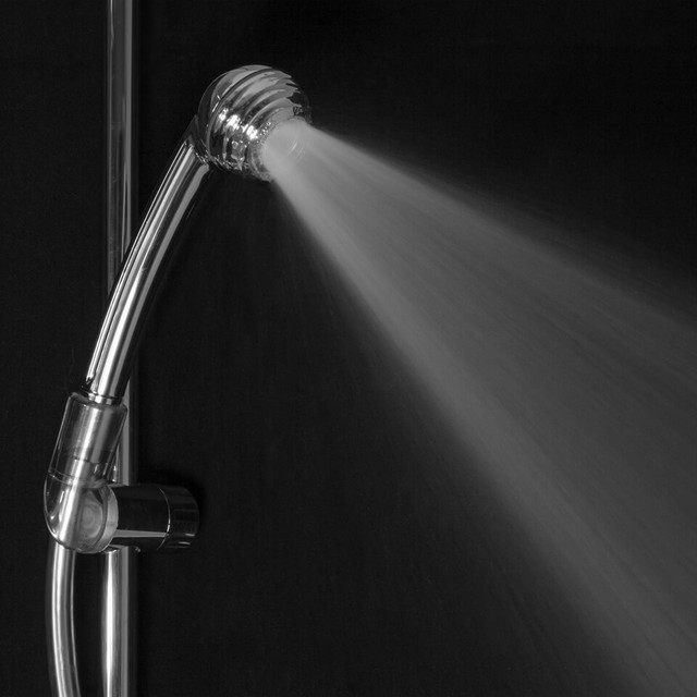 Water Saving 65 Eco Chrome High Pressure Boosting Shower Head Handheld