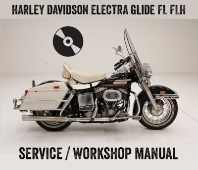 1970-1978 Harley Davidson FL FLH Electra Glide Workshop Service