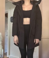 Woolrich Women's Gore-tex Down Parka In Black Xs