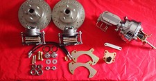 1965-1968 Ford Galaxie Front Disc Brake Conversion Chrome Booster And Master 1965-1968 Ford Galaxie Front Disc Brake Conversion Chrome Booster And Master
