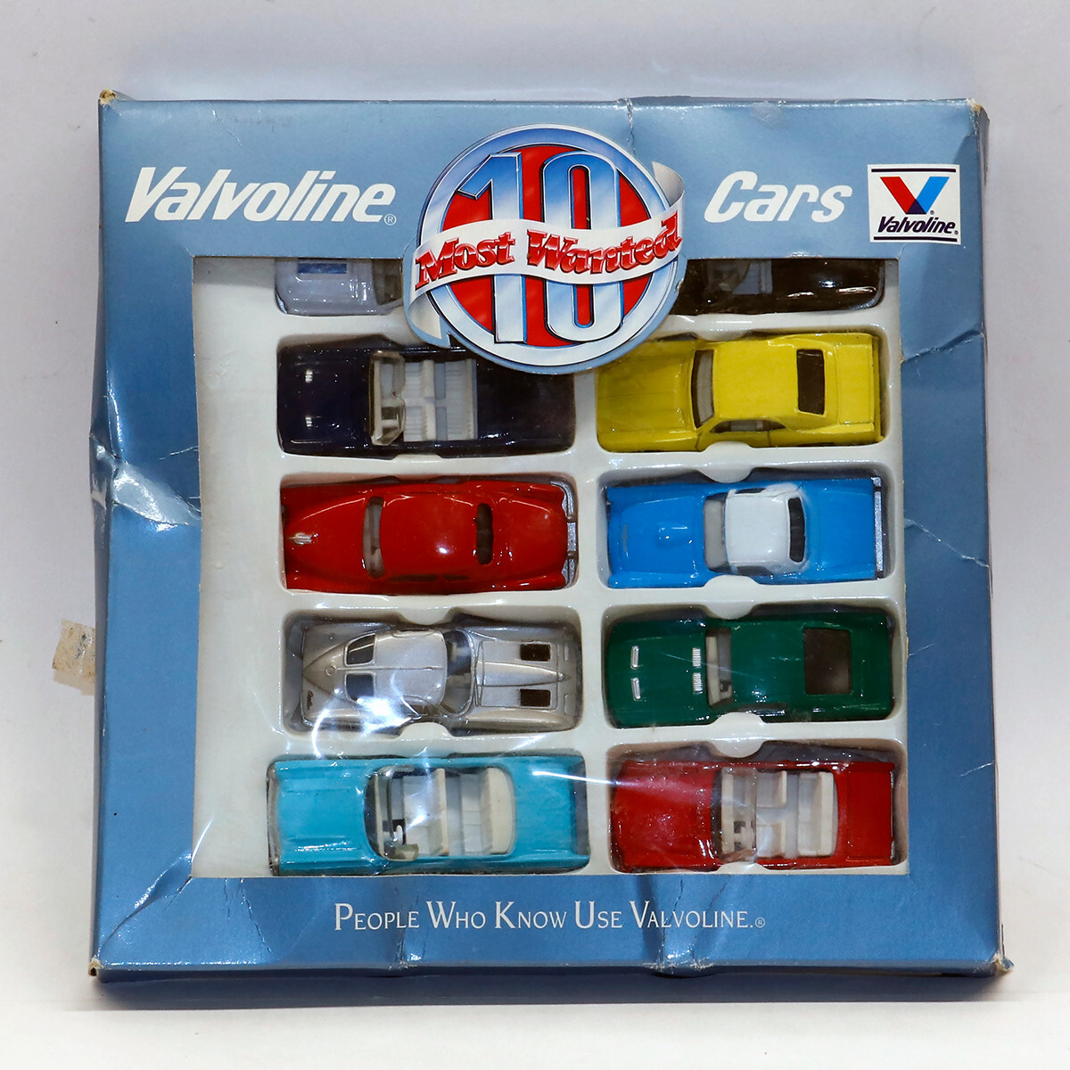 Valvoline 10 Most Wanted Car Set Diecast Mustang, Camaro, Shelby