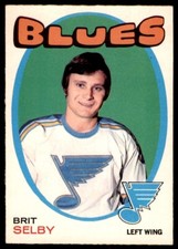 1971-72 O-PEE-CHEE BRIT SELBY ST. LOUIS BLUES #226 NRMT