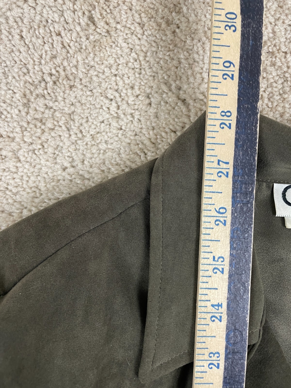 Clio Basic Jacket Womens Medium Collared Button U… - image 9