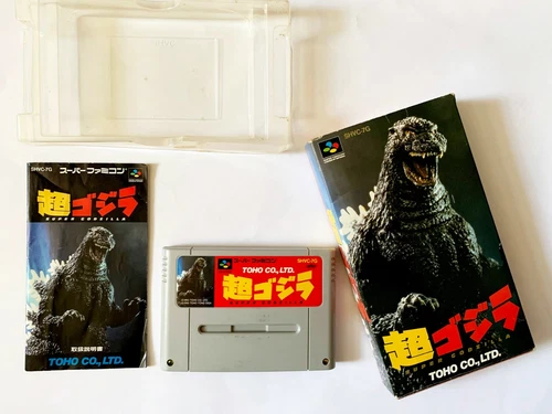SFC Super Godzilla Super Famicom SNES Nintendo Action Game Jspan JP